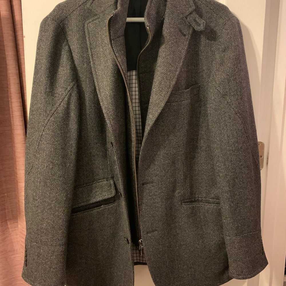 Flynt jacket/blazer combo with zip lapel